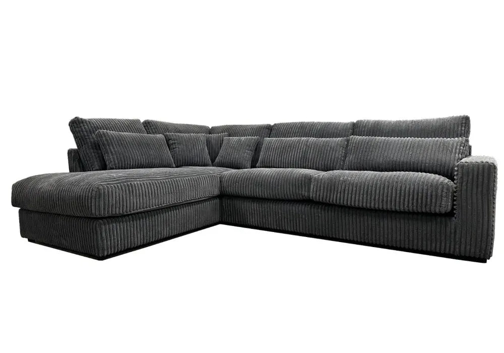 Canape Ambert Tissus Lapin Anthracite 320X230CM