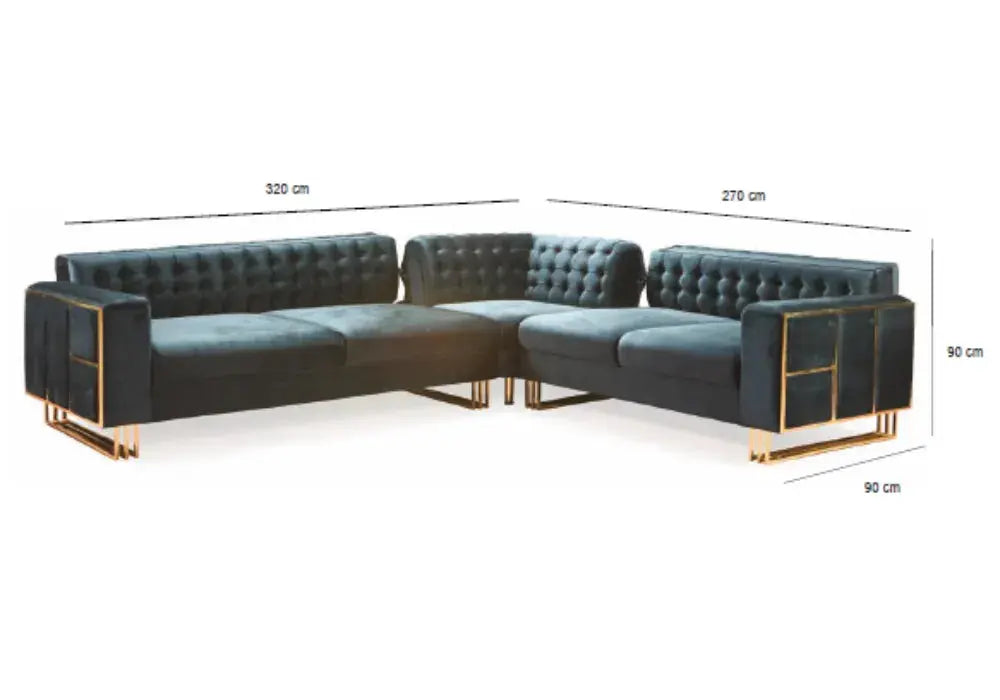 Canape D’angle 320×270 cm Swedzo-Meuble