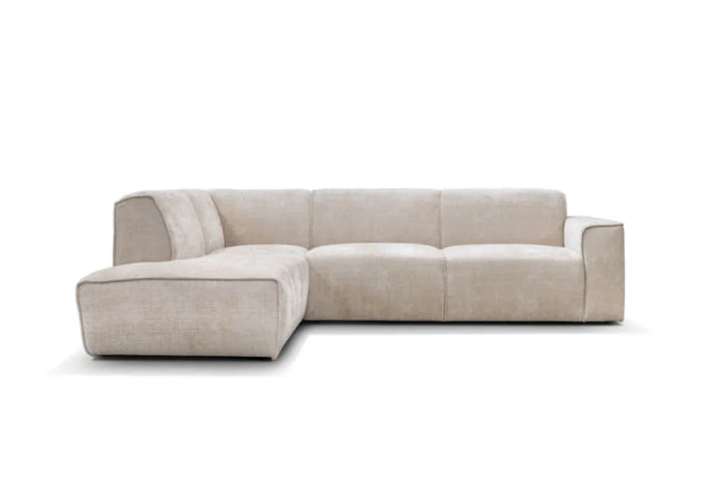 Canapé D'angle Colette tissu Marbella Beige