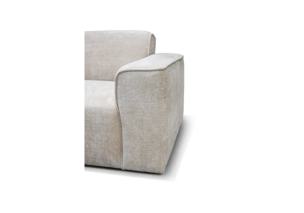 Canapé D'angle Colette tissu Marbella Beige