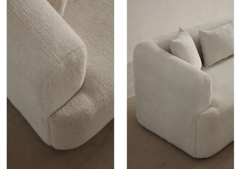 Canapé D'angle Ela Tissu Chenille