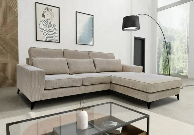 Canape D’angle Madrid Cotele Ecru 265x200cm
— canapés et fauteuils, canapé d’angle, canapé convertible, canapé 3 places, fauteuil design, canapé moderne, salon séjour