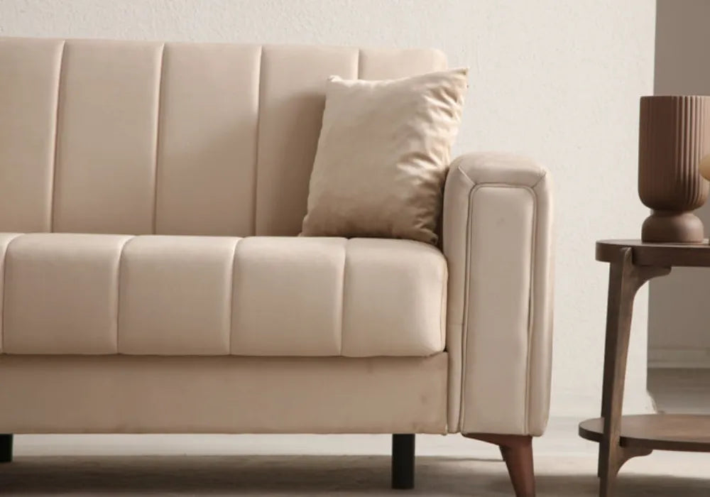 Canapé Nova Velours Beige