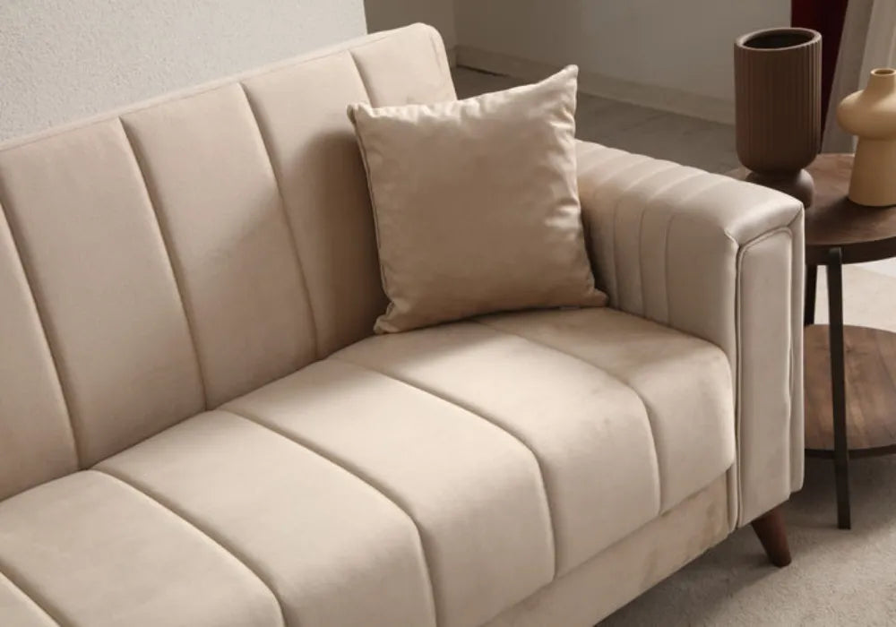 Canapé Nova Velours Beige