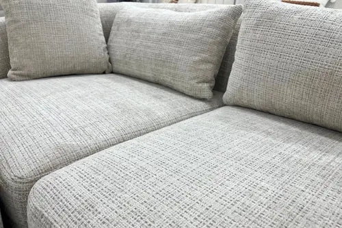 Canapé Mila Modulable Tissu Marbella Crème Swedzo-Meuble