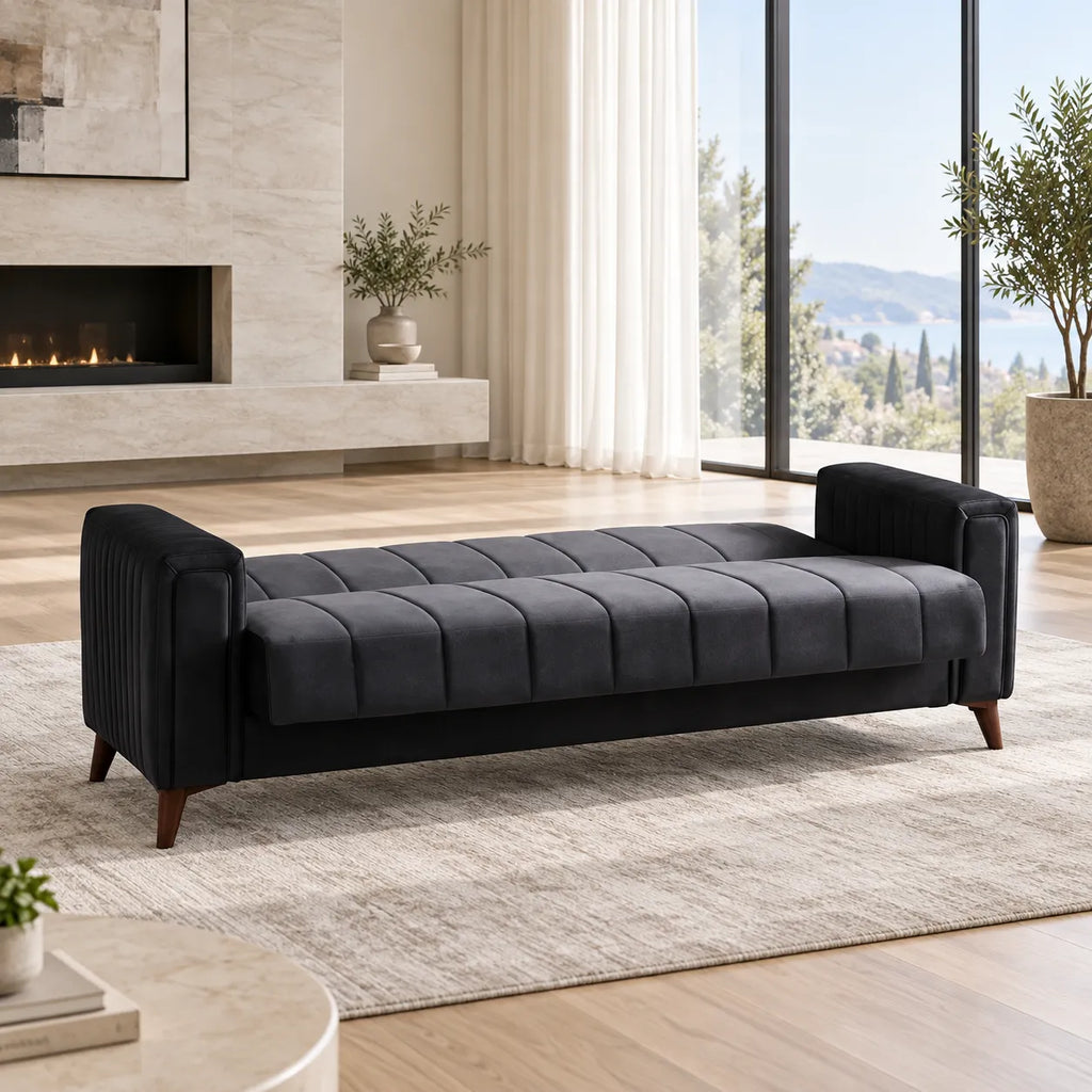 Canapé Nova Velours Beige