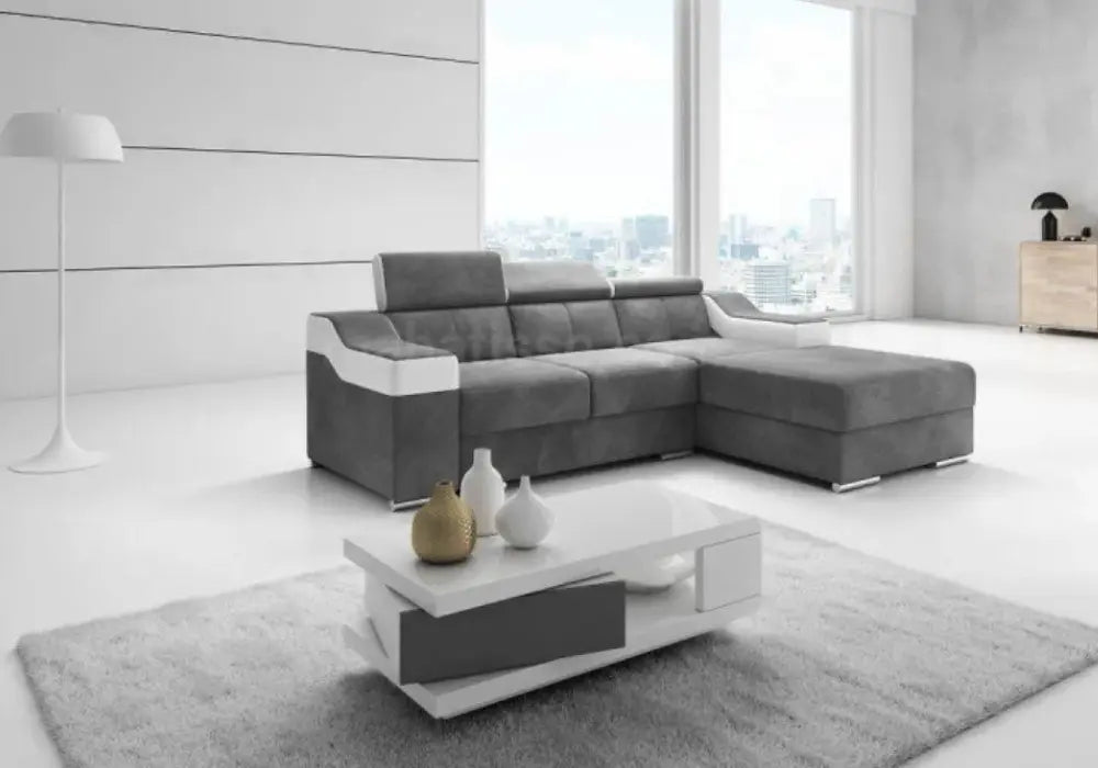Canapé d’angle MIAMI convertible Swedzo-Meuble