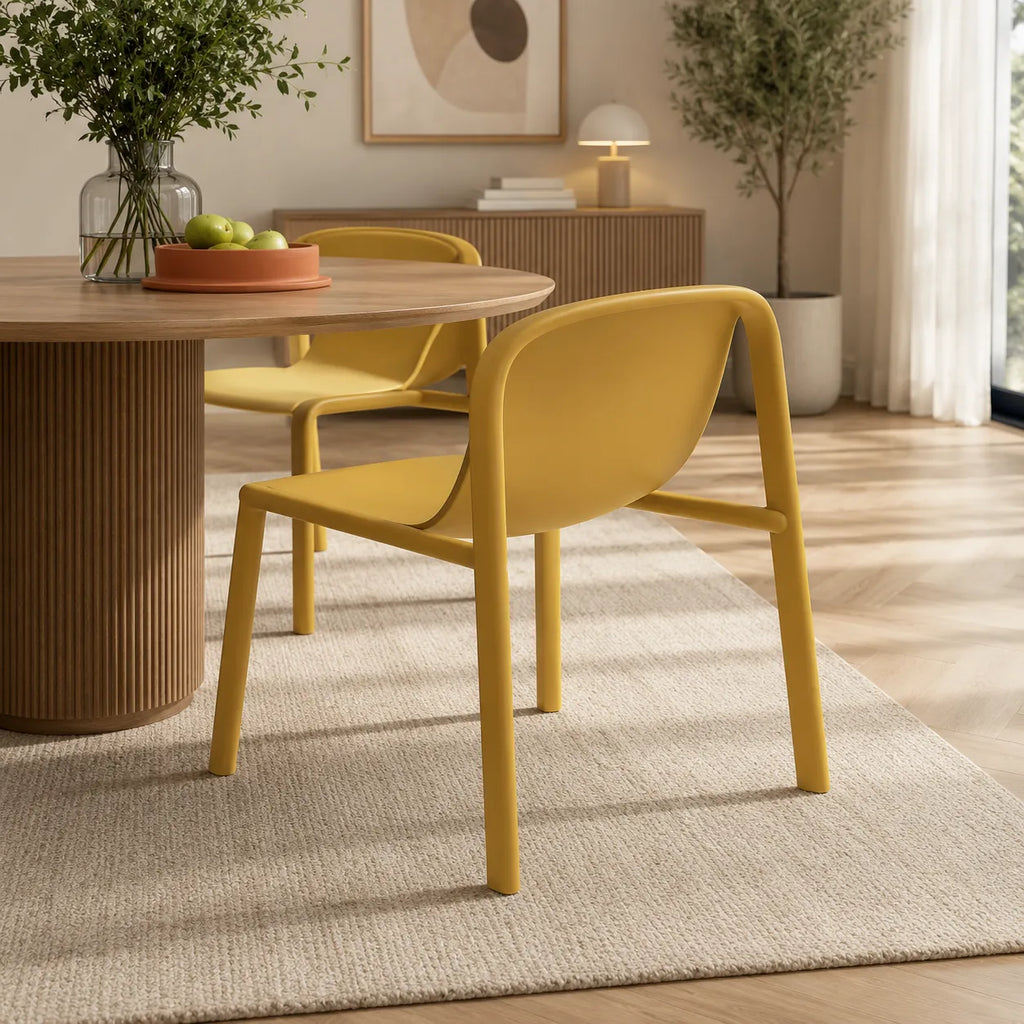 Chaise Design Plastique Decade – Jaune ou Verte