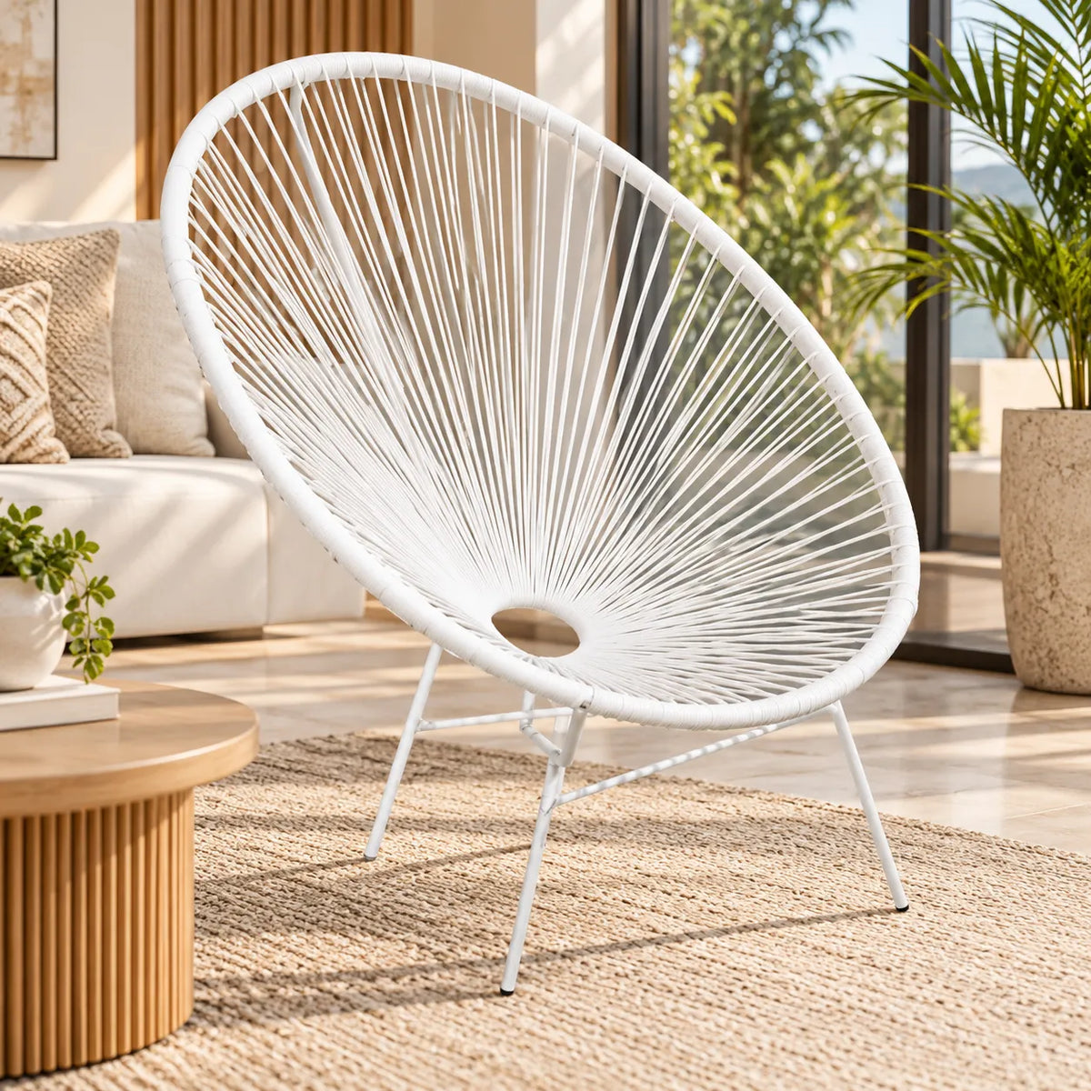 Chaise en corde design Alice's Garden Egg