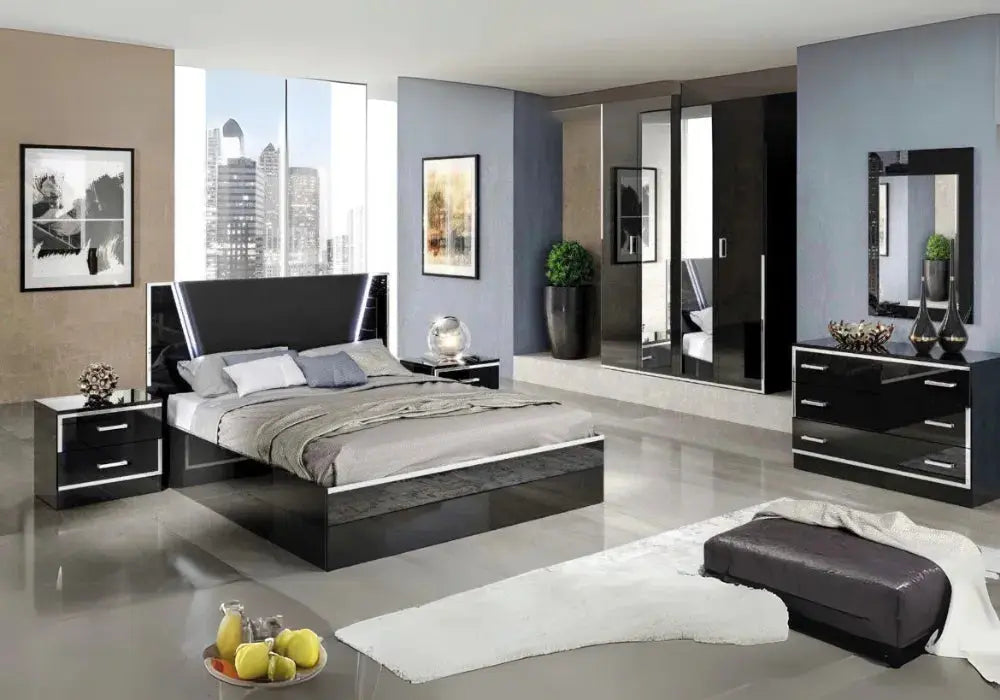Chambre Elegance Avec sommier Swedzo-Meuble