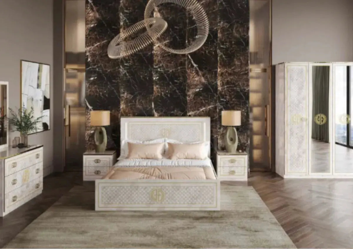 Chambre complète Gugi Soft (Beige) Swedzo-Meuble