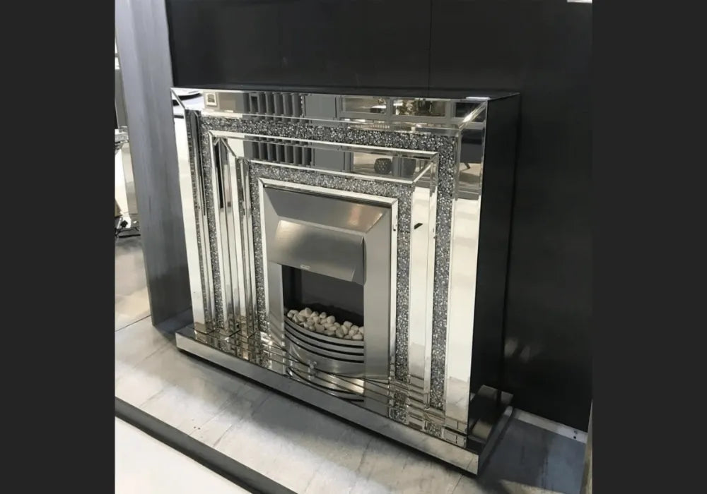 Cheminee Miroir 120x38x100 CM