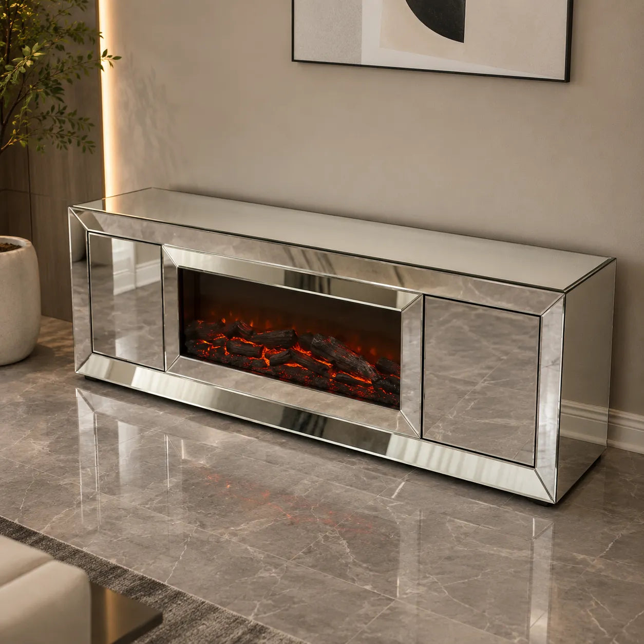 Cheminee Rectangle 180x45x58 CM