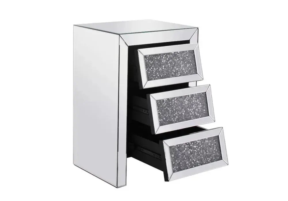 Chevet miroir design diamant Swedzo-Meuble