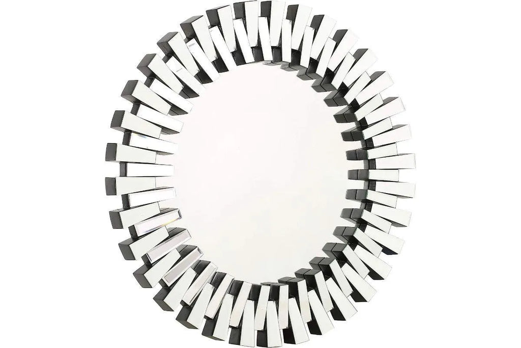 Christopher Knight Home Miroir mural circulaire Elaina, transparent/miroir