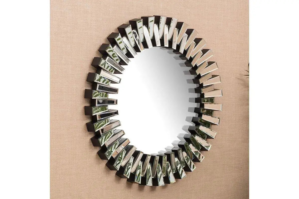 Christopher Knight Home Miroir mural circulaire Elaina, transparent/miroir Swedzo-Meuble