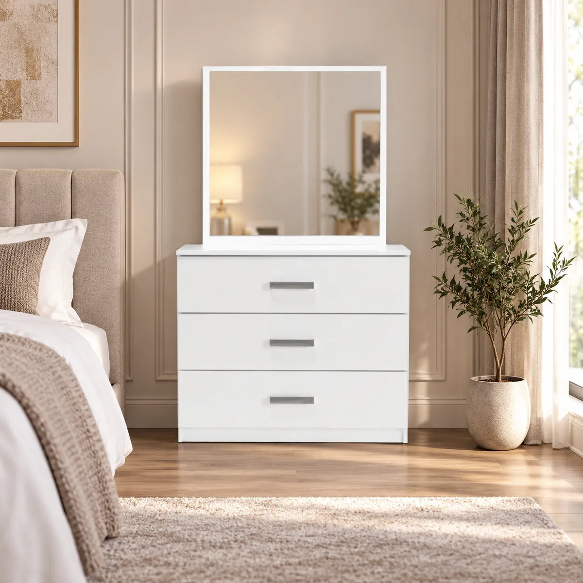 Commode + miroir PALMA