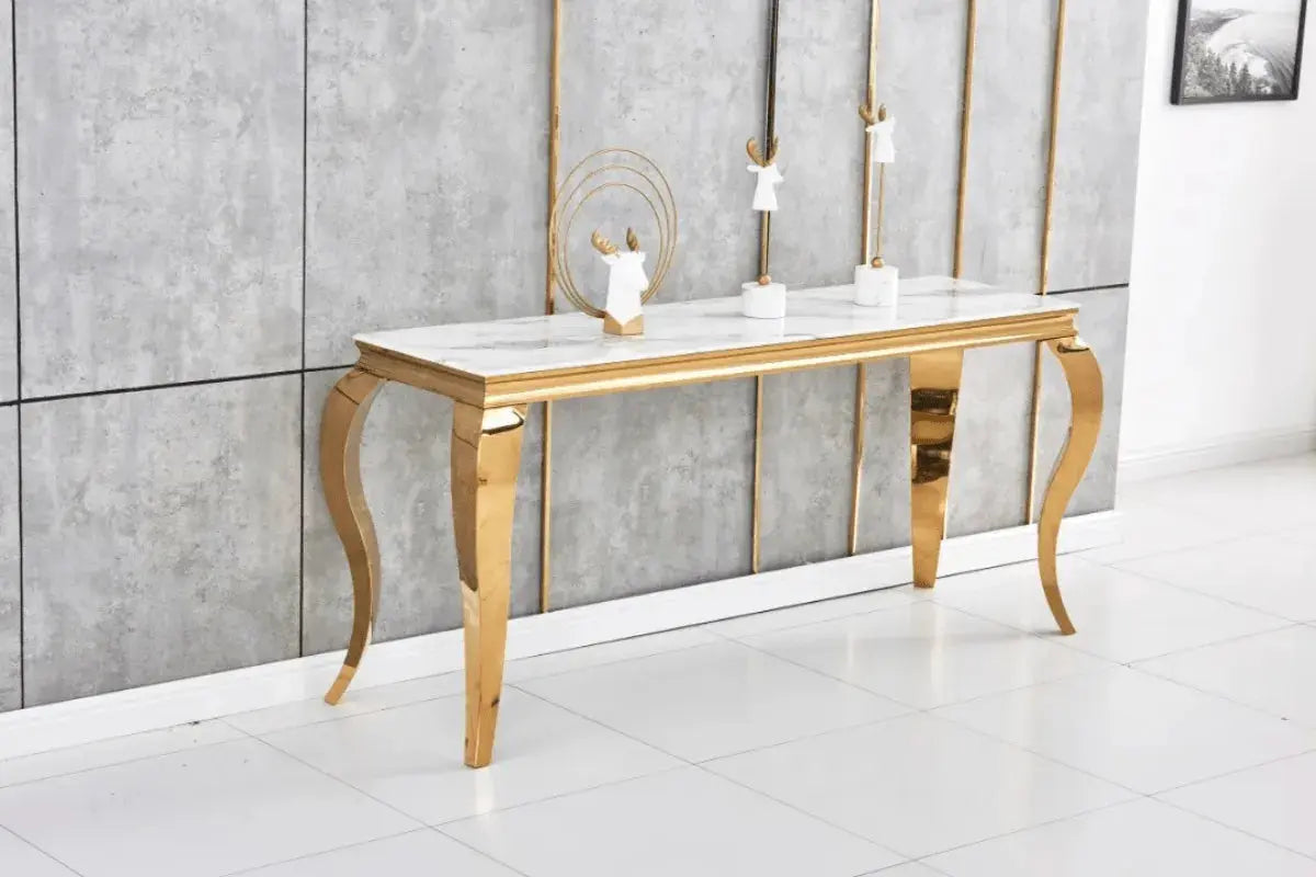 Console Baroque Pieds Gold 110x50x85 Swedzo-Meuble