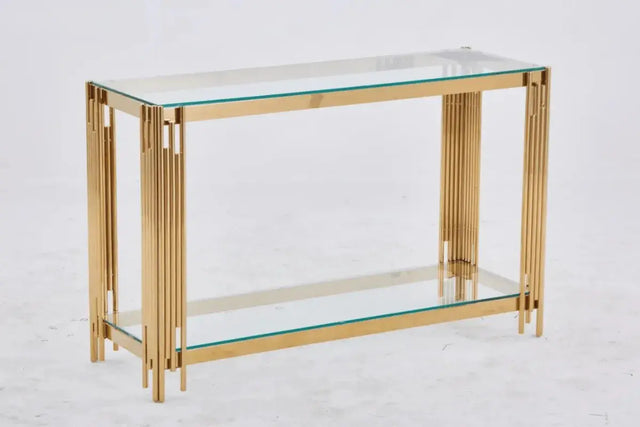 Console Flute en Pieds Gold