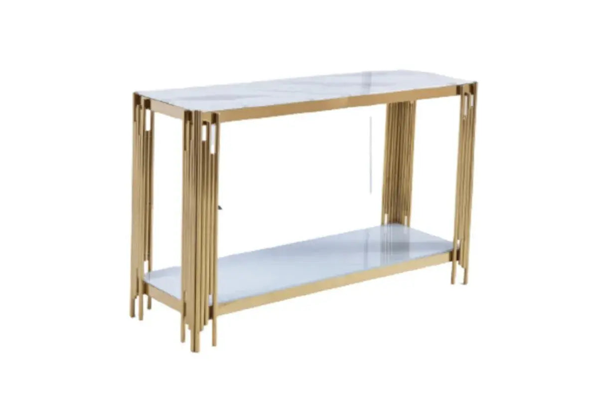Console Flute en Pieds Gold Swedzo-Meuble