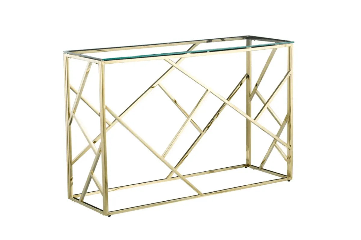 Console Geomag Pieds Gold 120x40x78 CM
