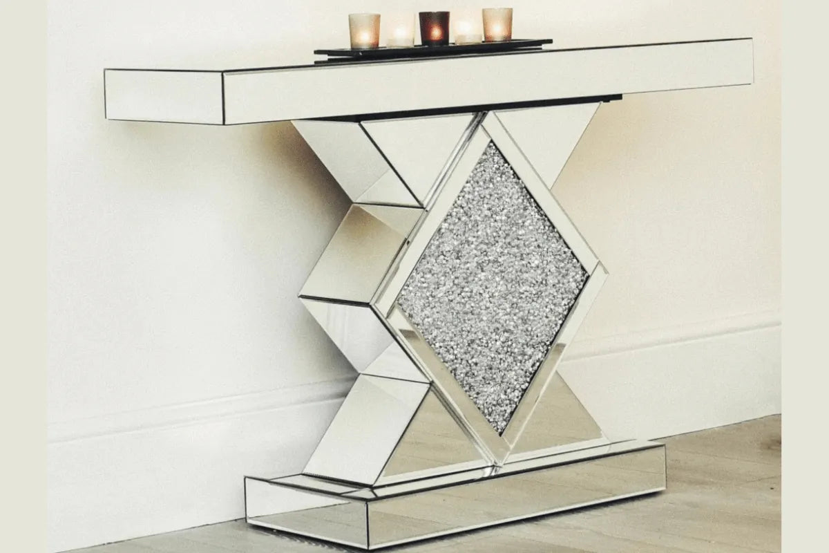 Console Miroir Losange