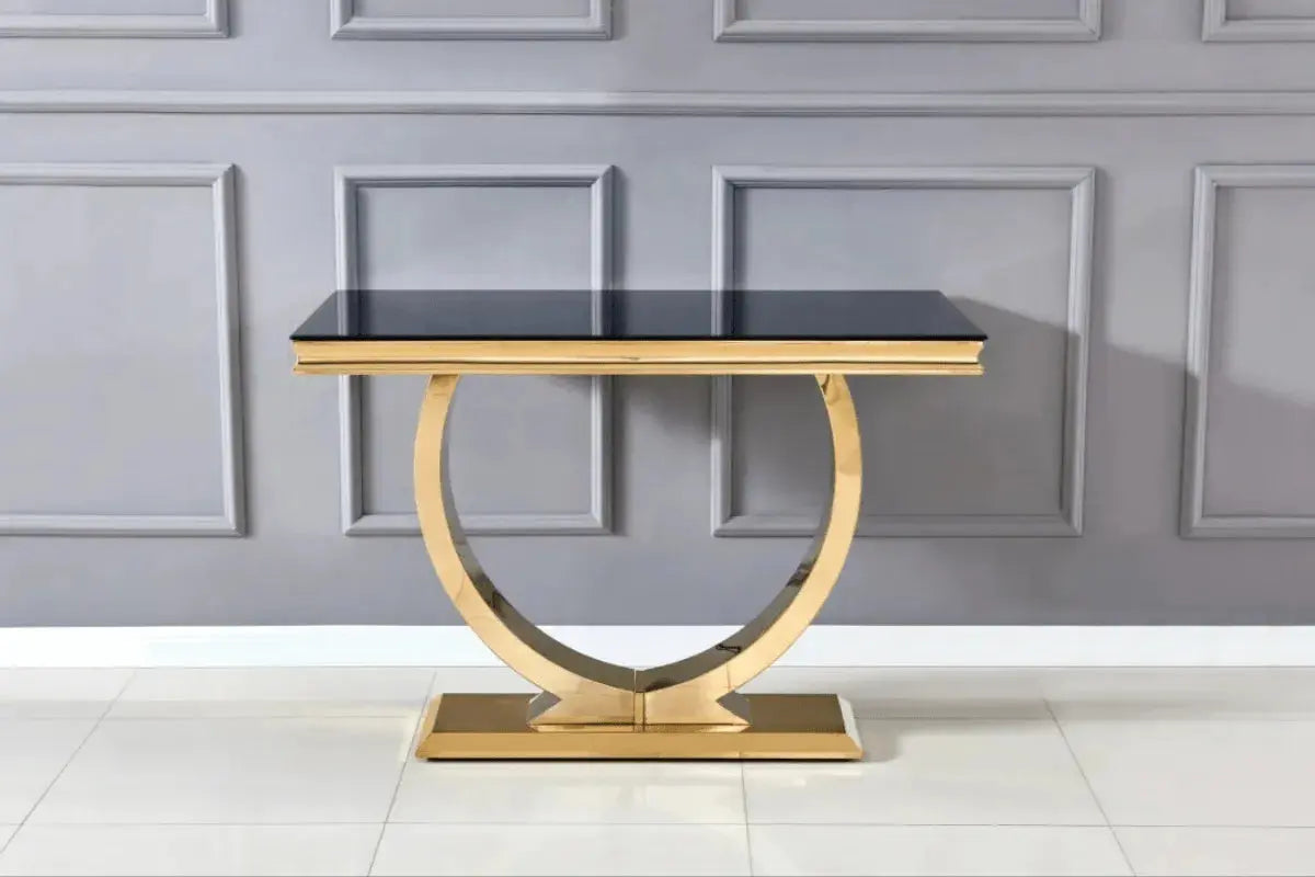Console Omega Pieds Dore Swedzo-Meuble