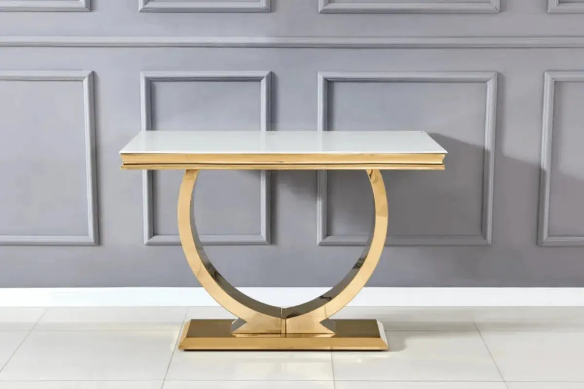 Console Omega Pieds Dore Swedzo-Meuble
