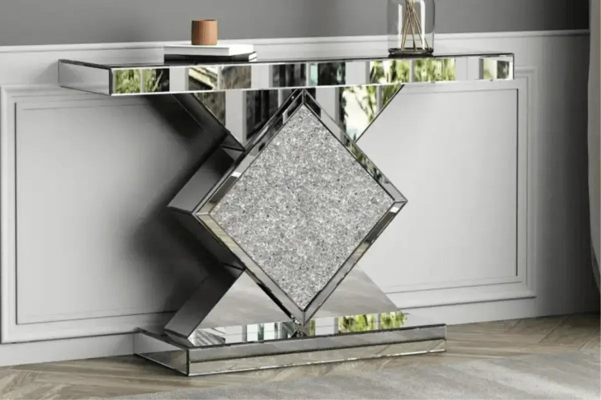 Console Miroir Losange Swedzo-Meuble