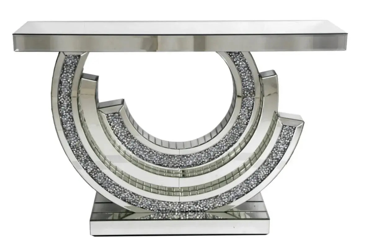 Console Miroir Tourbillon 120x35x80 CM Swedzo-Meuble