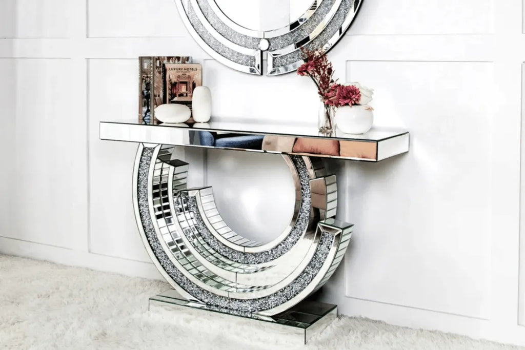 Console Miroir Tourbillon 120x35x80 CM