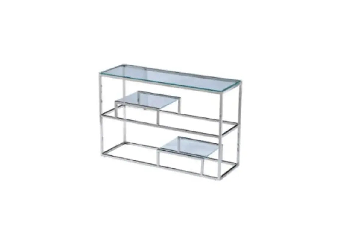 Console Romi Avec Pieds Argent Swedzo-Meuble