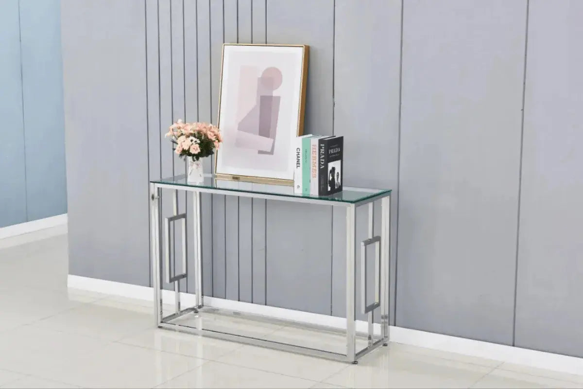 Console Sophie Pieds Chrome Swedzo-Meuble