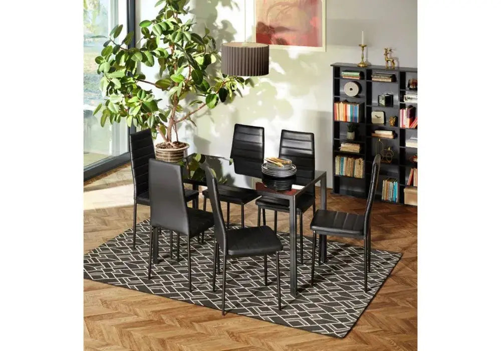 Ensemble-table-4 ou 6-chaises Swedzo-Meuble