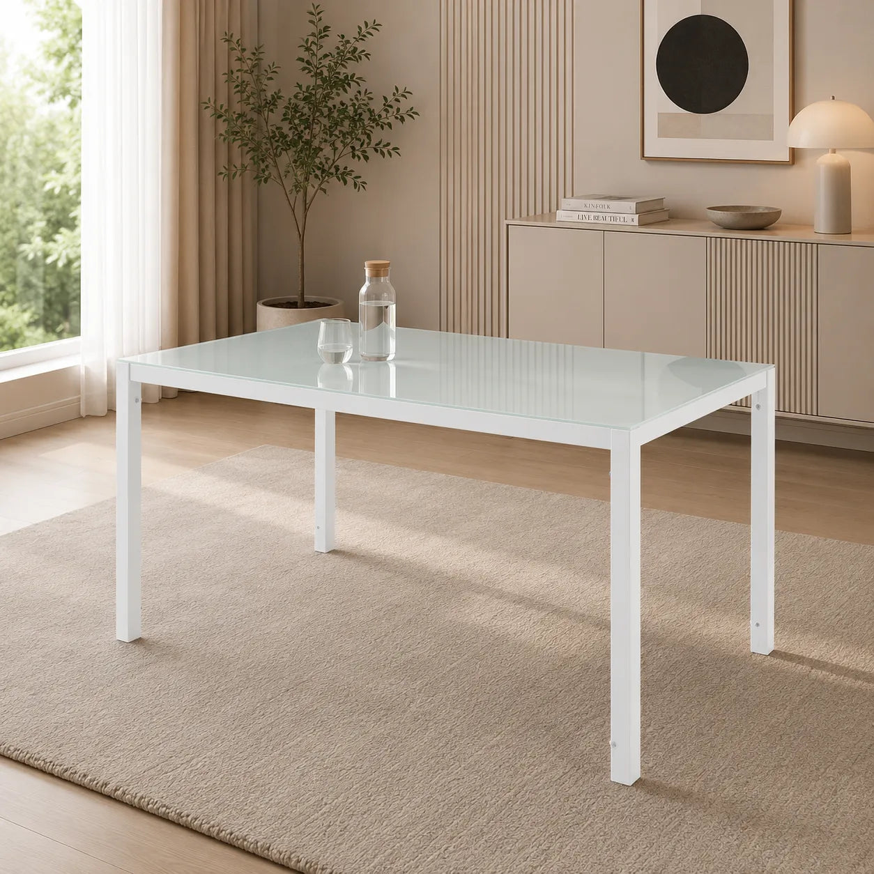 Ensemble Table avec 4 ou 6 Chaises