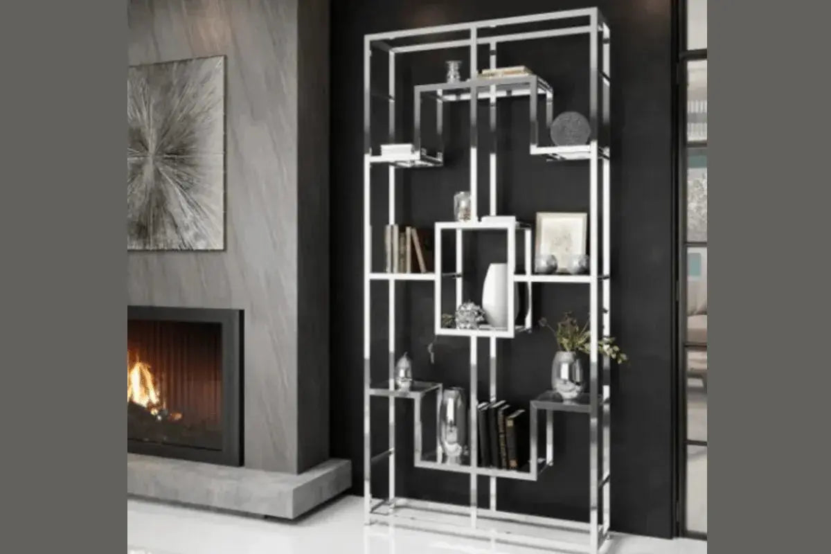 Etagere Richmont Transparent 100x30x180 CM Swedzo-Meuble