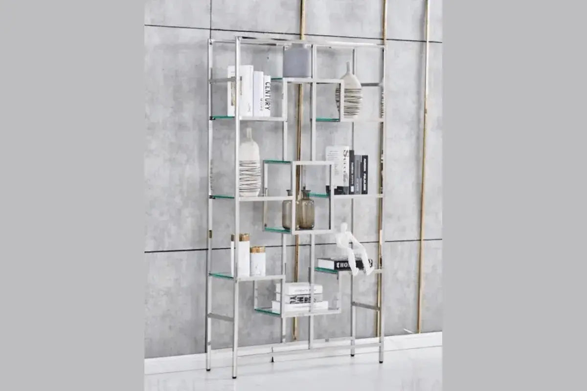 Etagere Richmont Transparent 100x30x180 CM Swedzo-Meuble