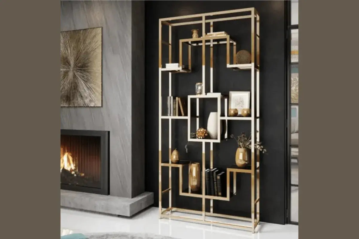 Etagere Richmont Transparent 100x30x180 CM Swedzo-Meuble
