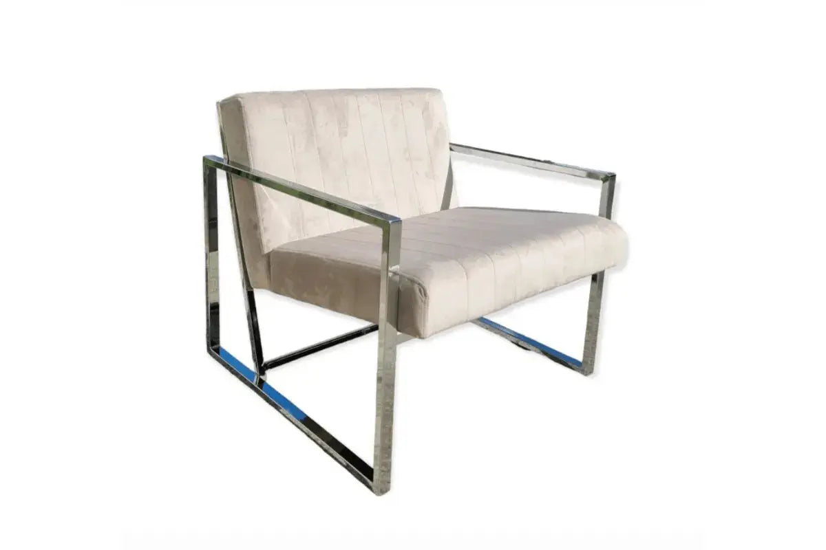 Fauteil Keny Pieds Argent Swedzo-Meuble