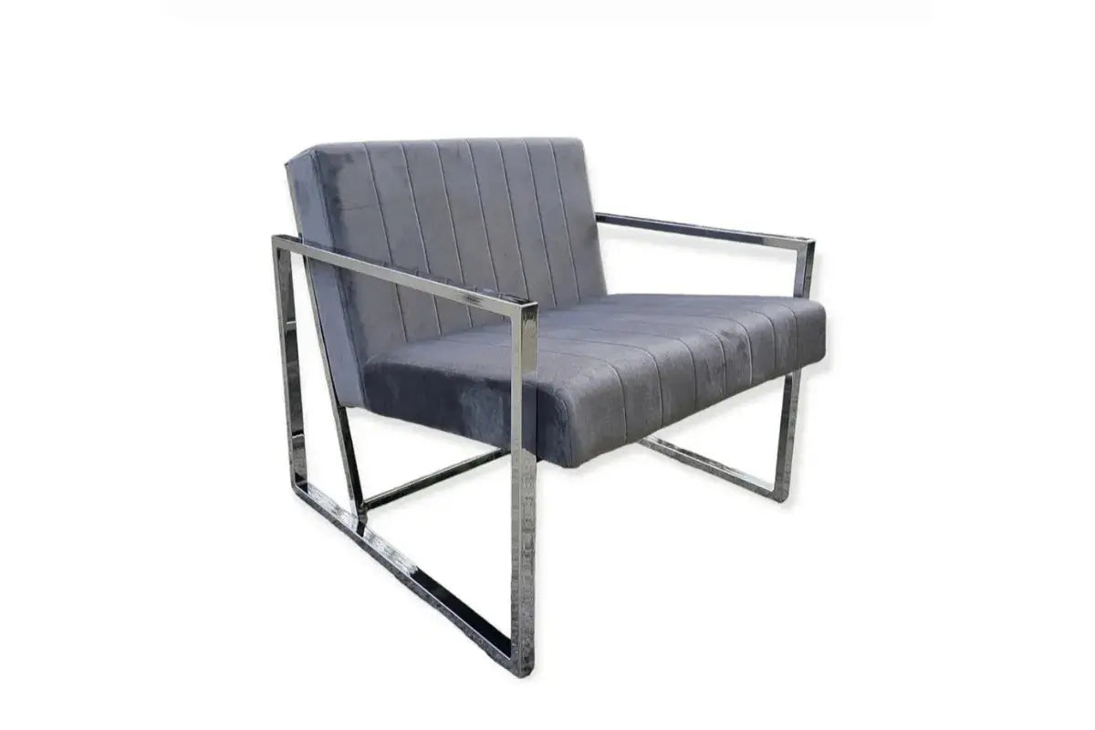 Fauteil Keny Pieds Argent Swedzo-Meuble