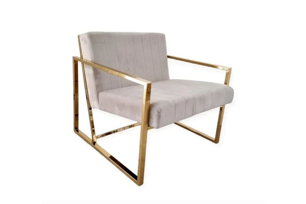 Fauteil Keny Pieds Dore