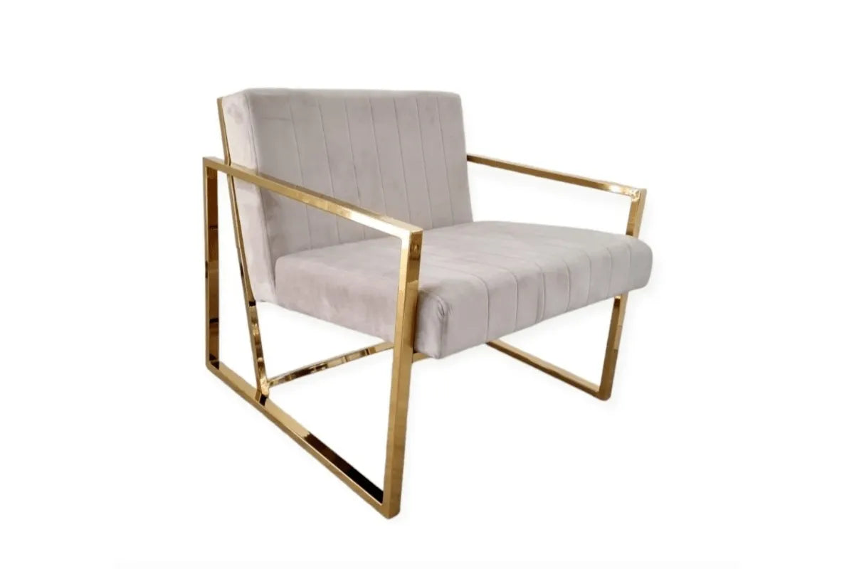 Fauteil Keny Pieds Dore