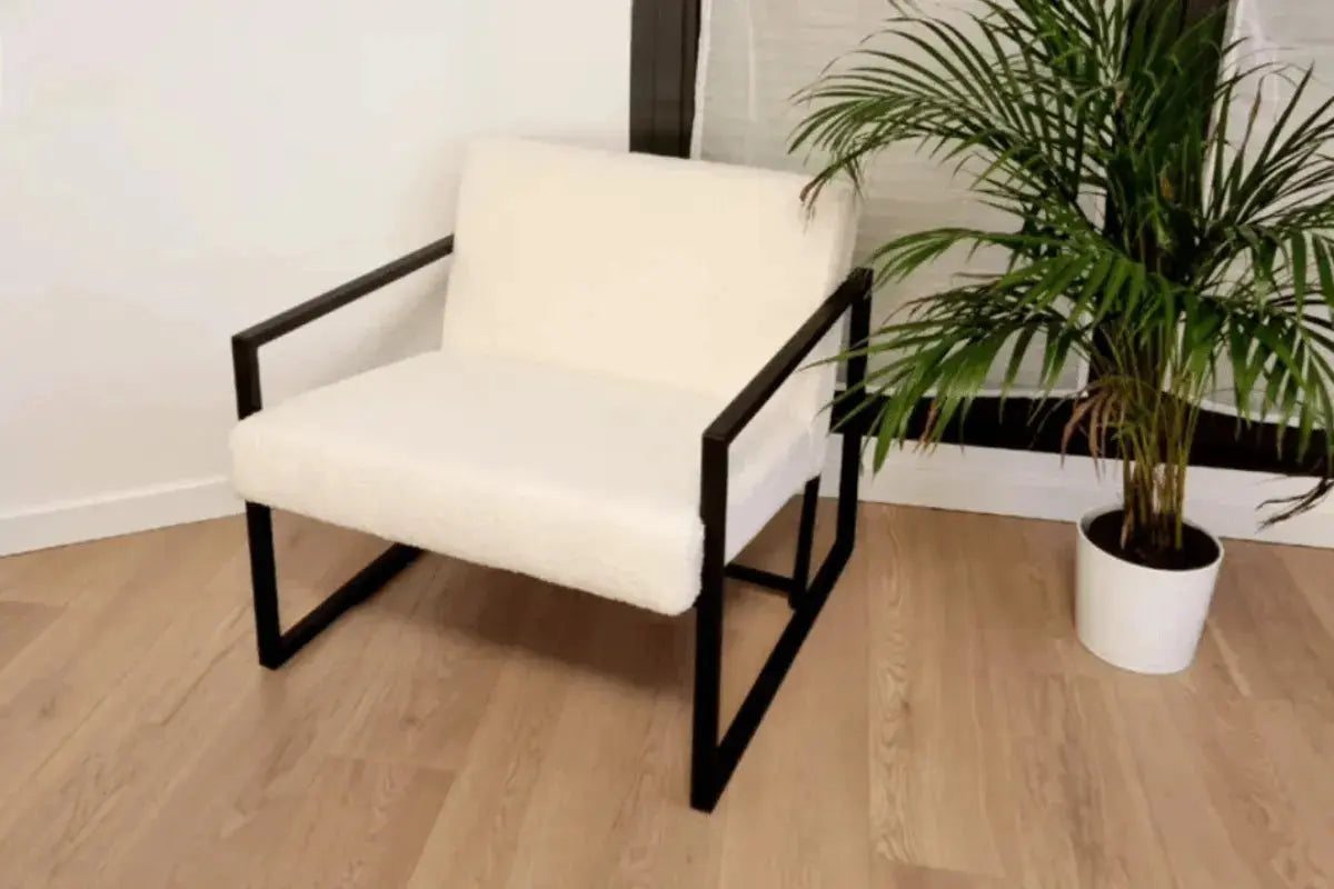 Fauteil Keny Pieds Noir Swedzo-Meuble