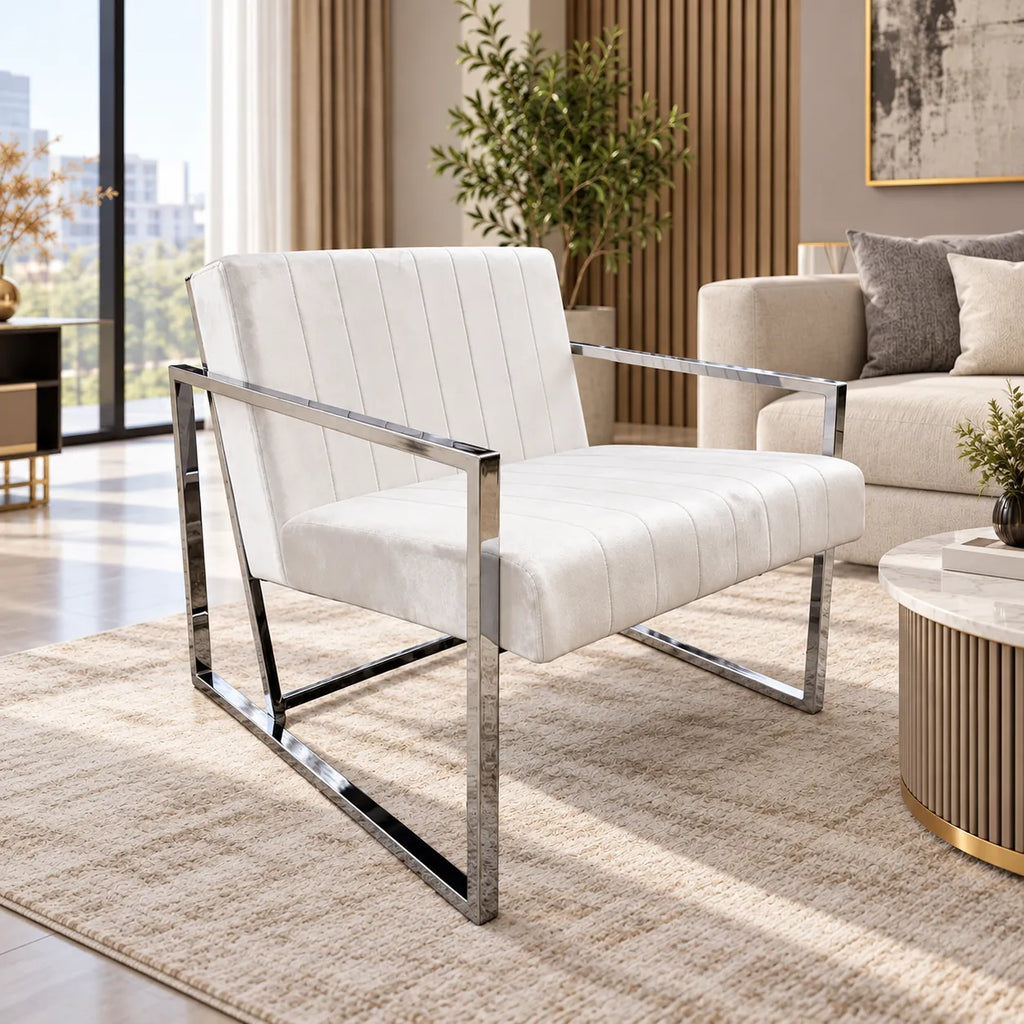 Fauteuil Keny Pieds Argent
