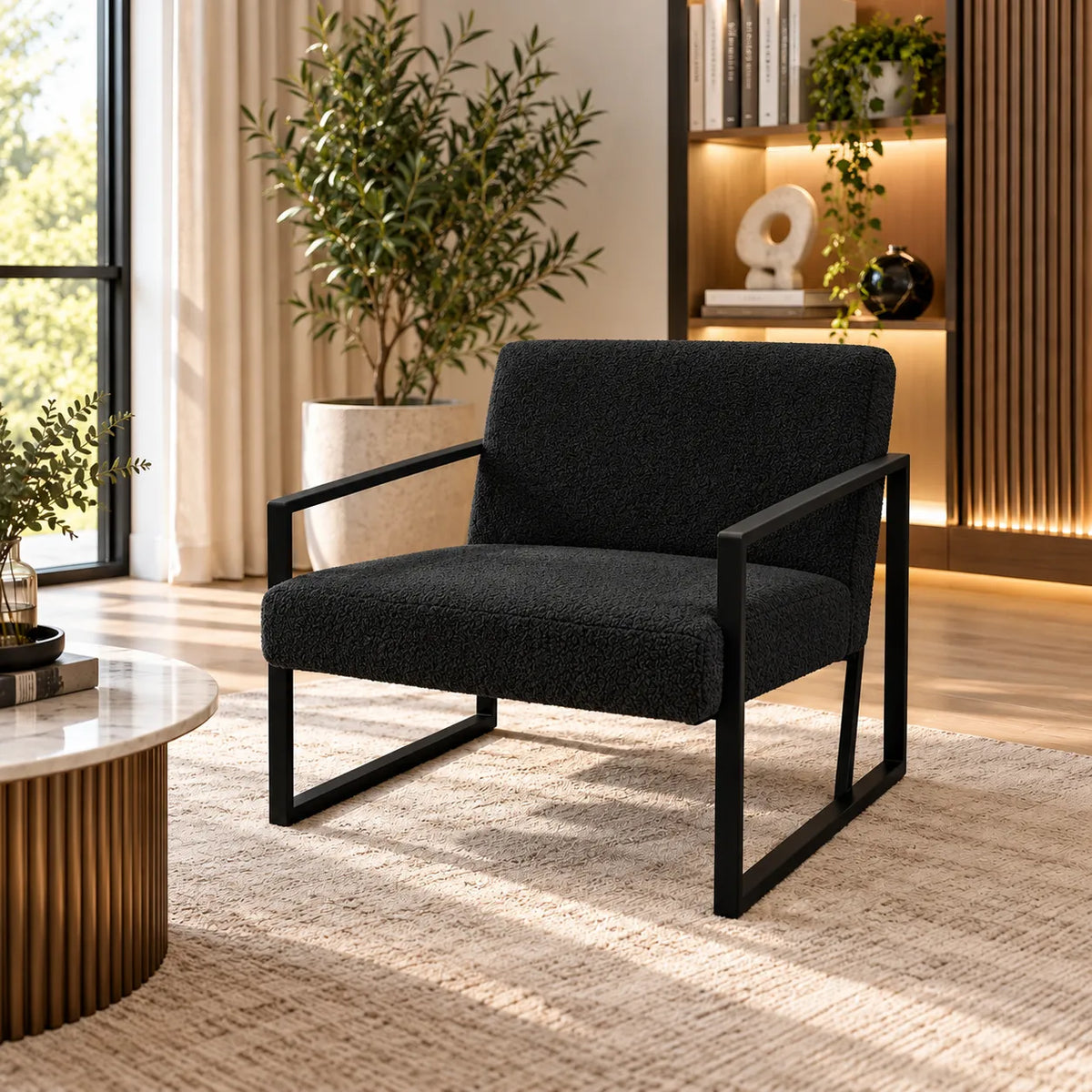 Fauteuil Keny Pieds Noir