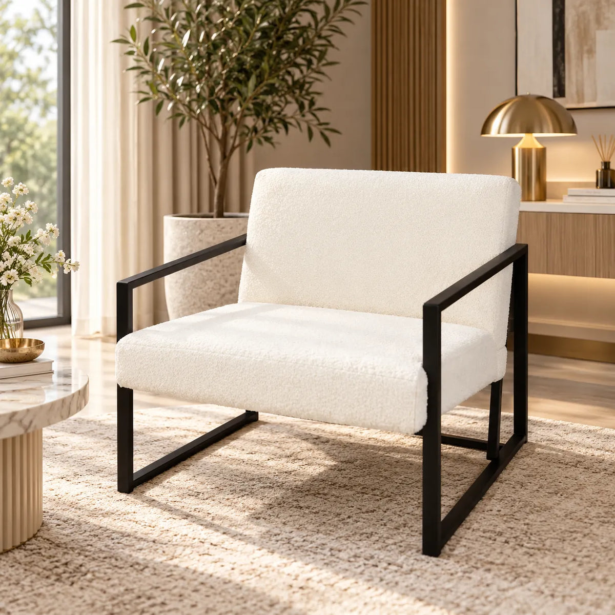 Fauteuil Keny Pieds Noir