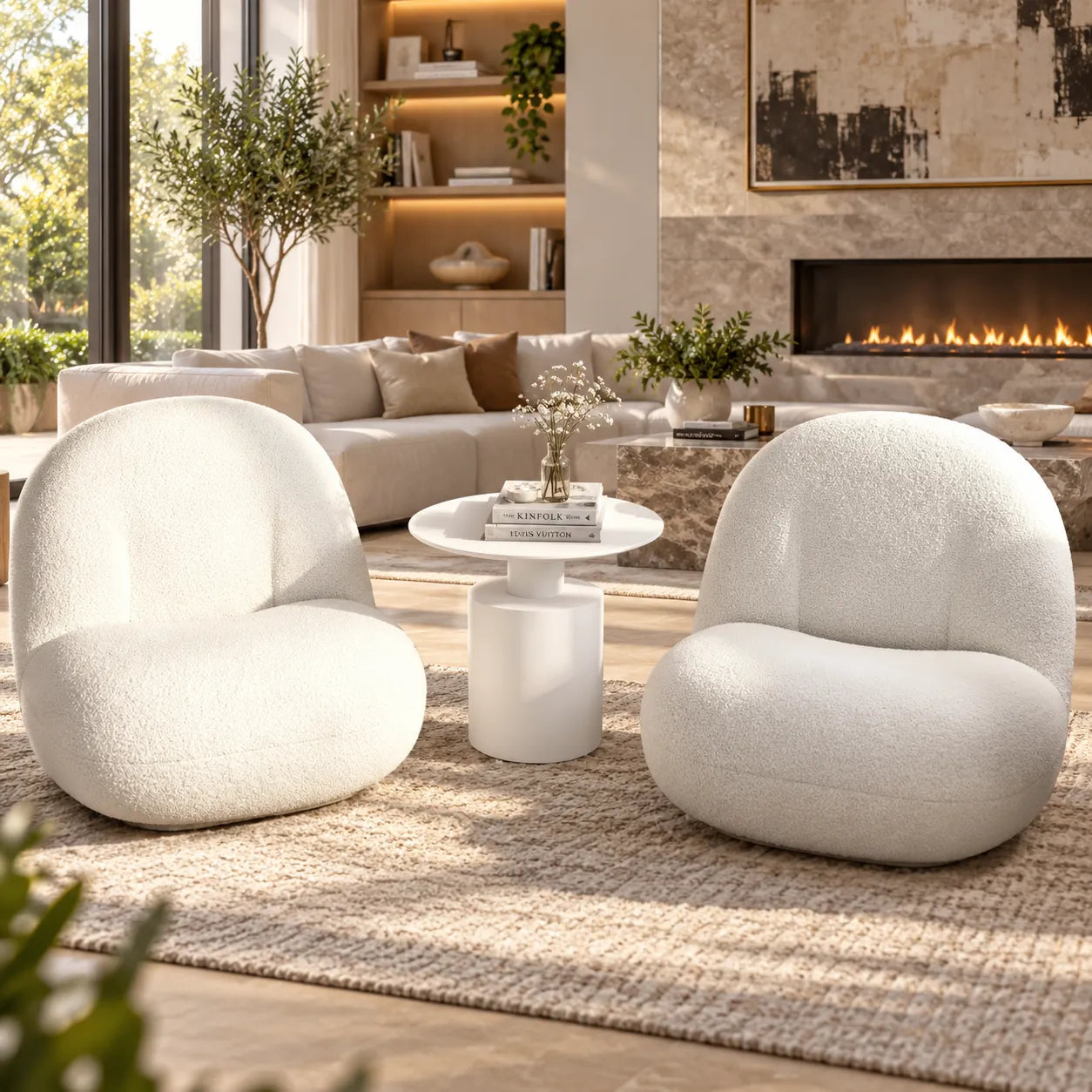 Fauteuil Poire Pouf