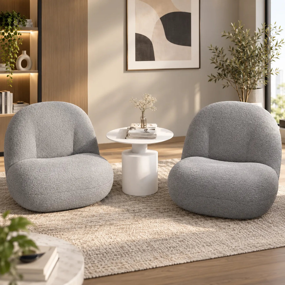 Fauteuil Poire Pouf