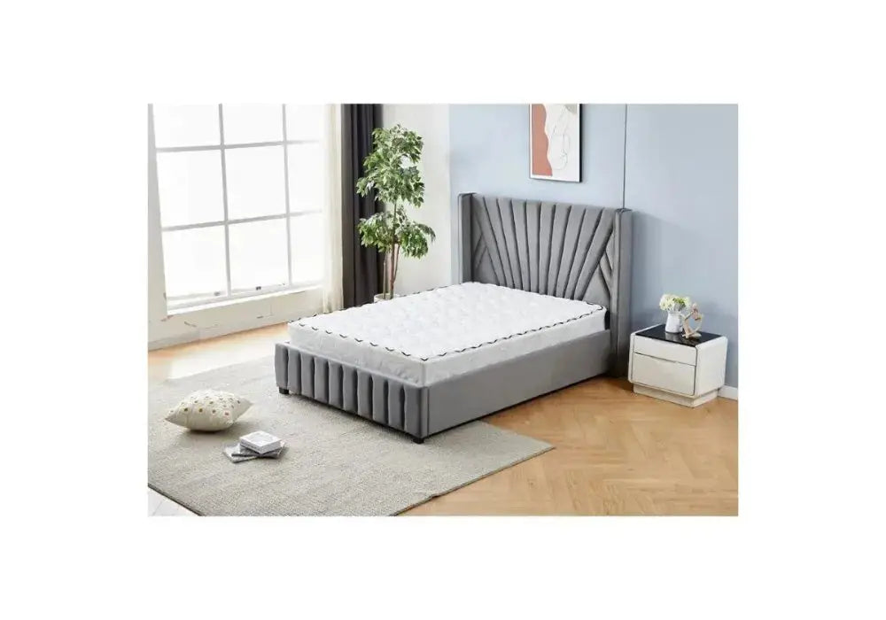 G Lit Maria Velours 140/190 Swedzo-Meuble
