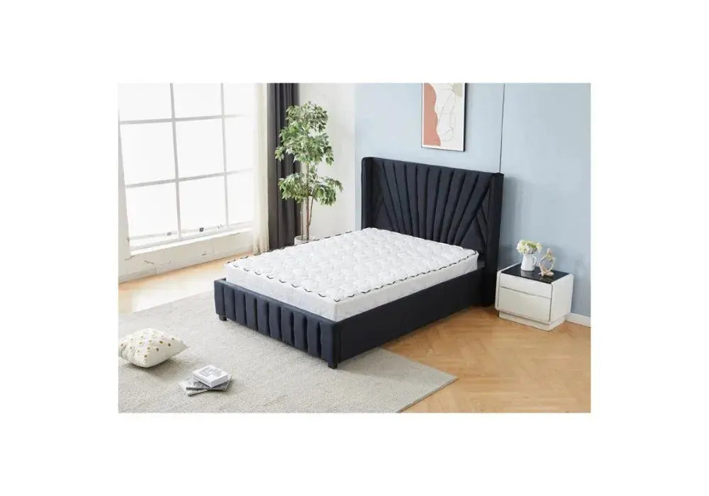 G Lit Maria Velours 140/190 Swedzo-Meuble